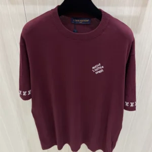LV Signature Short-Sleeved Cotton Crewneck - LRT95