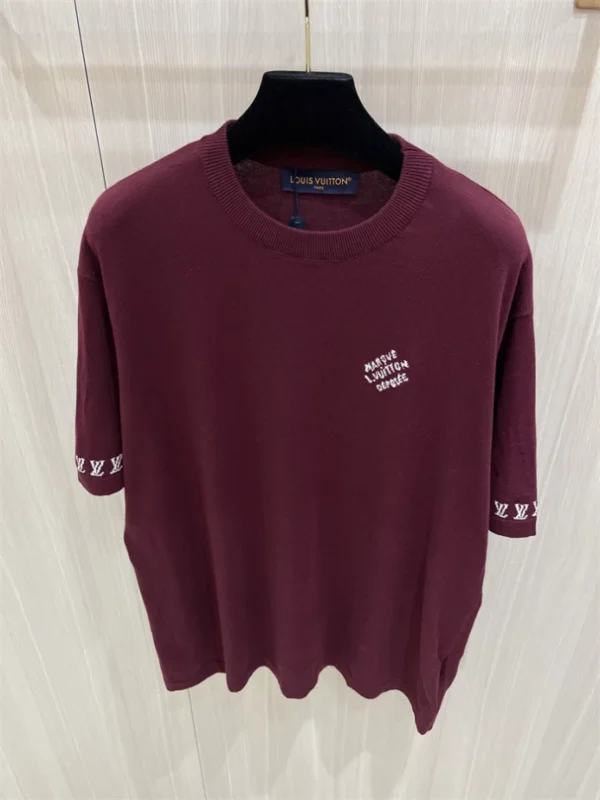 LV Signature Short-Sleeved Cotton Crewneck - LRT95