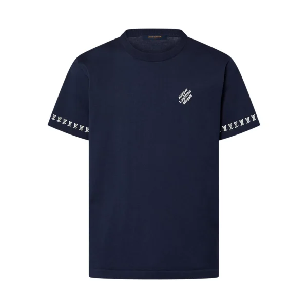 LV Signature Short-Sleeved Cotton Crewneck - LRT96