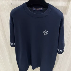LV Signature Short-Sleeved Cotton Crewneck - LRT96