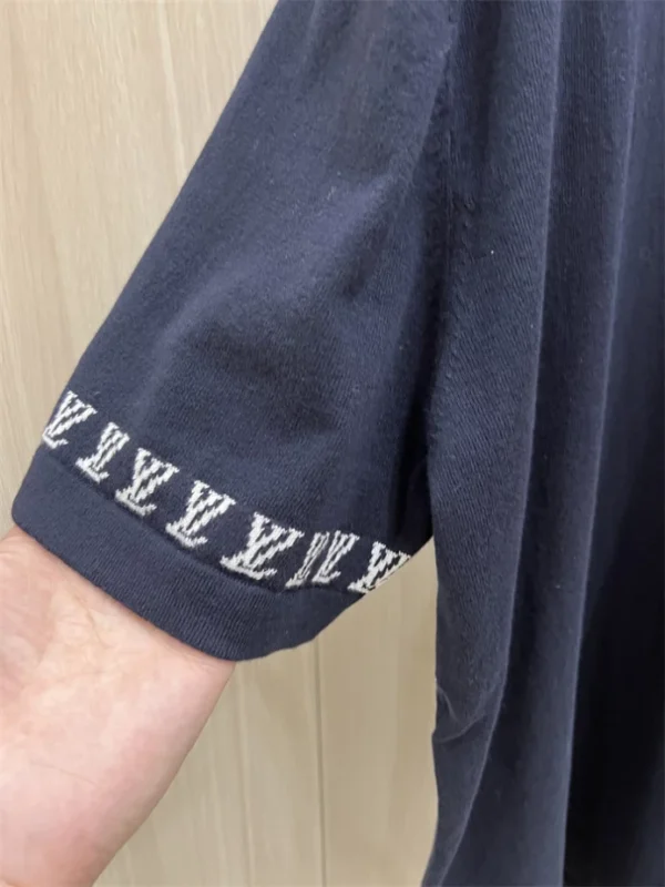 LV Signature Short-Sleeved Cotton Crewneck - LRT96