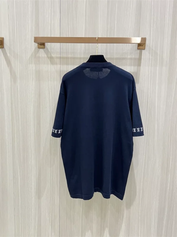 LV Signature Short-Sleeved Cotton Crewneck - LRT96
