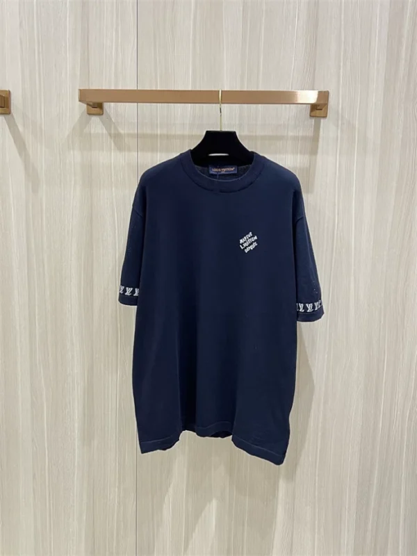 LV Signature Short-Sleeved Cotton Crewneck - LRT96