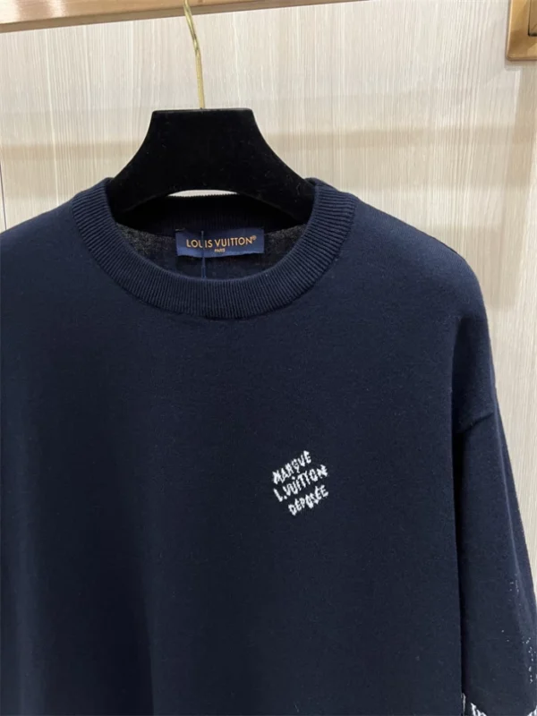 LV Signature Short-Sleeved Cotton Crewneck - LRT96