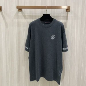 LV Signature Short-Sleeved Cotton Crewneck - LRT97