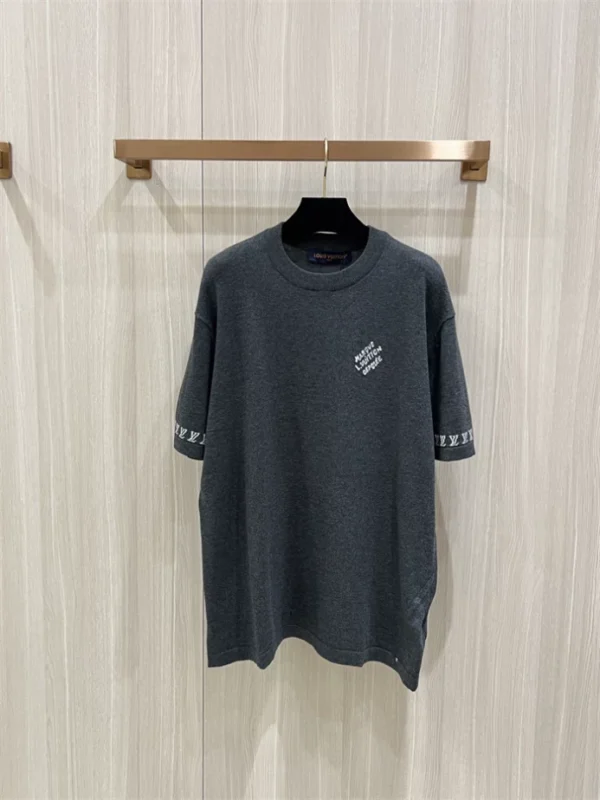 LV Signature Short-Sleeved Cotton Crewneck - LRT97