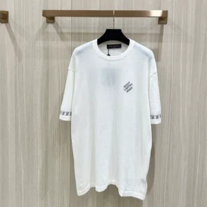 LV Signature Short-Sleeved Cotton Crewneck - LRT98