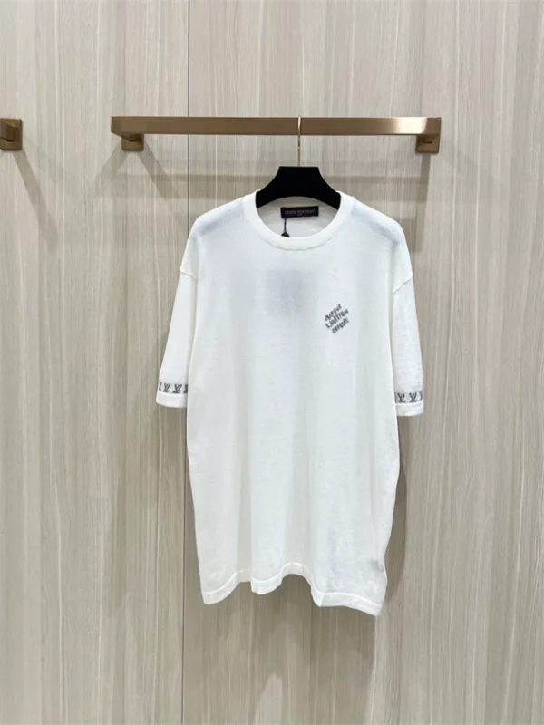 LV Signature Short-Sleeved Cotton Crewneck - LRT98