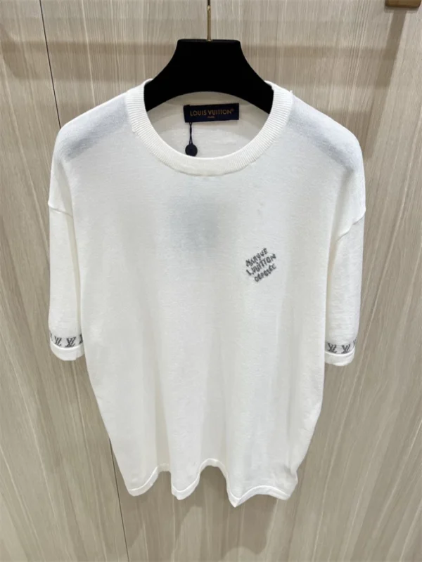 LV Signature Short-Sleeved Cotton Crewneck - LRT98