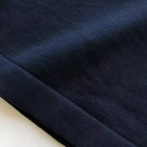 LV Signature Short-Sleeved Cotton Crewneck in Blue - LRT106