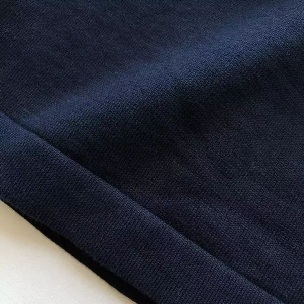 LV Signature Short-Sleeved Cotton Crewneck in Blue - LRT106
