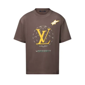 LV Washed Embellished Cotton T-Shirt- LRT72