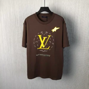 LV Washed Embellished Cotton T-Shirt- LRT72