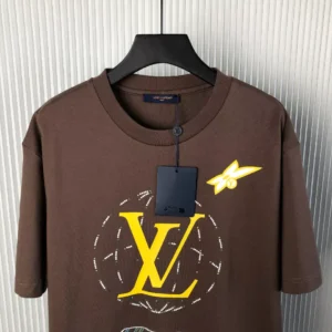 LV Washed Embellished Cotton T-Shirt- LRT72