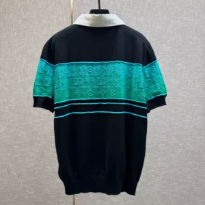 LV Iridescent Jacquard Short-Sleeved Polo - LRT109