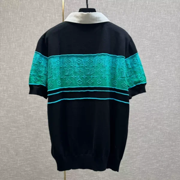 LV Iridescent Jacquard Short-Sleeved Polo - LRT109