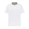 DIOR AND LEWIS HAMILTON T-Shirt Relaxed Fit White Cotton Jersey - DRT07