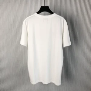 Dior Italic Coral Relaxed Fit T-Shirt In White - DRT03