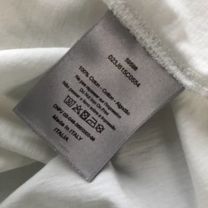 Dior Italic Coral Relaxed Fit T-Shirt In White - DRT03