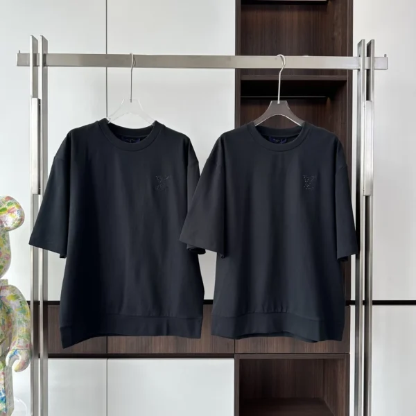 LV Embellished Jersey T-Shirt - LRT108