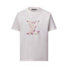 LV Embroidered T-Shirt in White - LRT113
