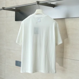 LV Embroidered T-Shirt in White - LRT113