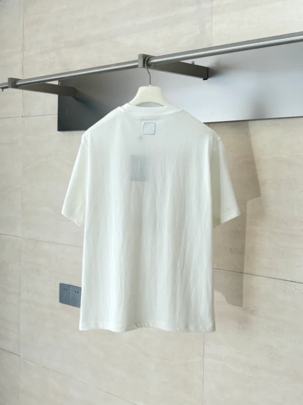 LV Embroidered T-Shirt in White - LRT113