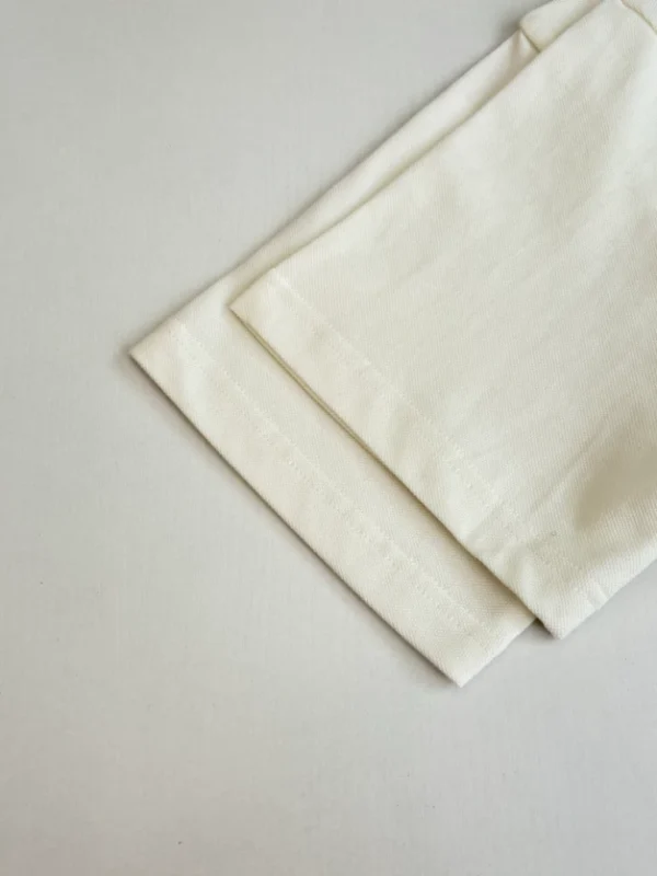 LV Embroidered T-Shirt in White - LRT113