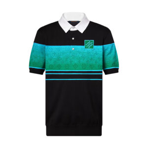 LV Iridescent Jacquard Short-Sleeved Polo - LRT109