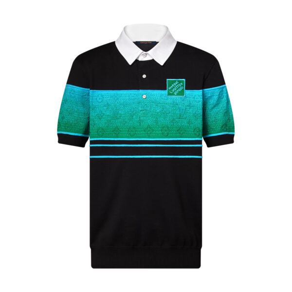 LV Iridescent Jacquard Short-Sleeved Polo - LRT109