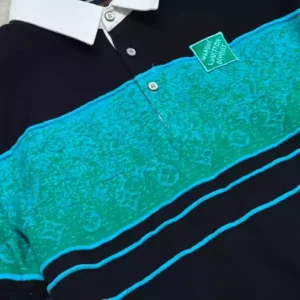 LV Iridescent Jacquard Short-Sleeved Polo - LRT109