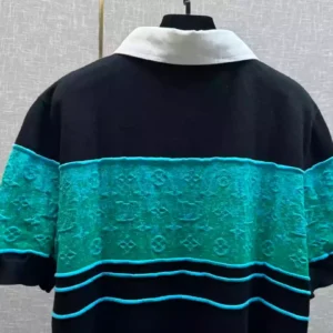 LV Iridescent Jacquard Short-Sleeved Polo - LRT109