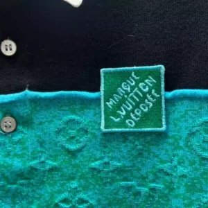LV Iridescent Jacquard Short-Sleeved Polo - LRT109