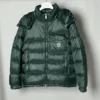 Moncler Logo Wollaston Down Jacket In Dark Green – CJ04