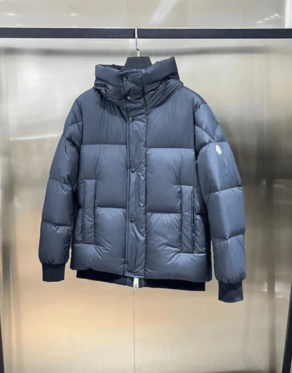 Moncler Risler Padded Down Jacket In Midnight Blue – CJ01
