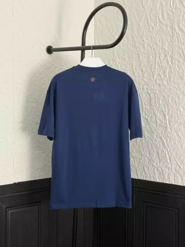 LV Embroidered T-Shirt in Blue - LRT115