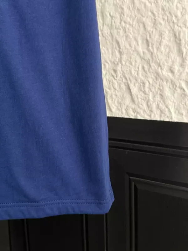 LV Embroidered T-Shirt in Blue - LRT115