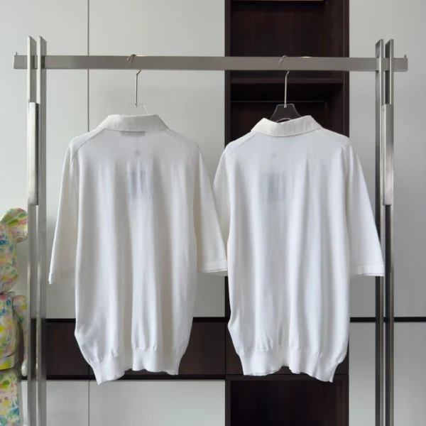 LV Embroidered Short-Sleeved Cotton Blend Polo Shirt - LRT111
