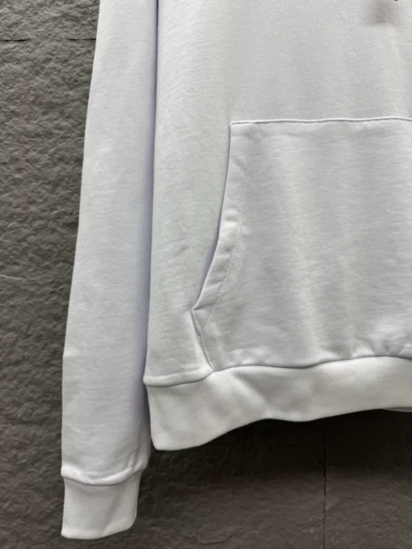 LV Cotton Hoodie In White - LRH12