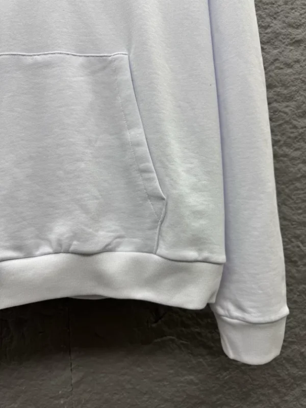 LV Cotton Hoodie In White - LRH12