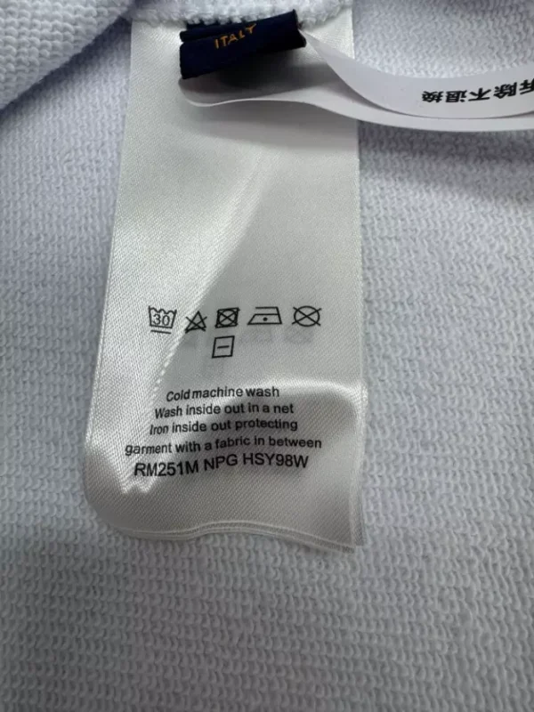 LV Cotton Hoodie In White - LRH12