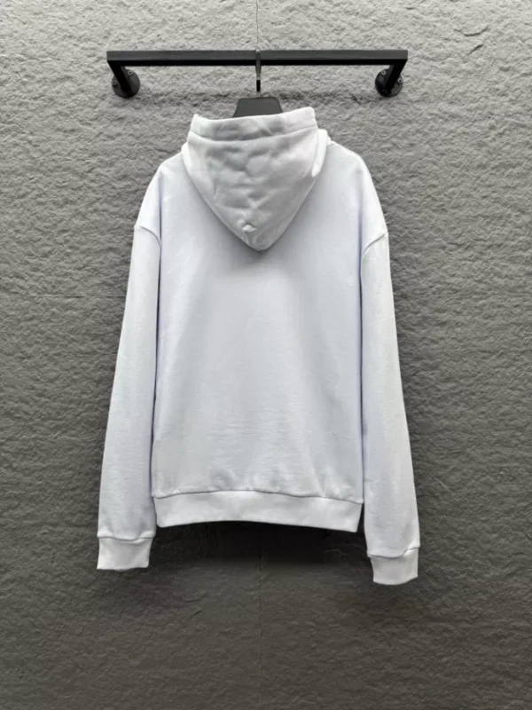 LV Cotton Hoodie In White - LRH12