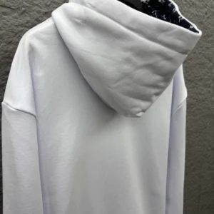 LV Cotton Hoodie In White - LRH12