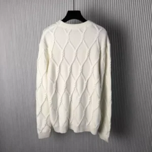 LV Embellished Cable Knit Wool Blend Jumper - LRH16