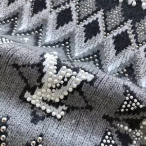 LV Embellished Wool-Cashmere Blend Jumper - LRH05
