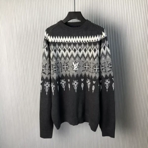 LV Embellished Wool-Cashmere Blend Jumper - LRH05