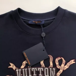 LV Embroidered Cotton Crewneck - LRH09