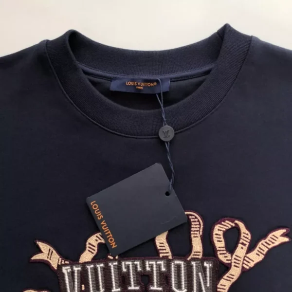 LV Embroidered Cotton Crewneck - LRH09