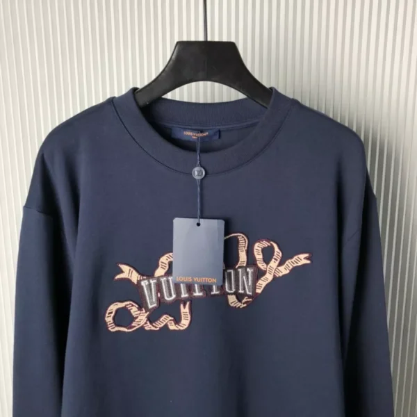 LV Embroidered Cotton Crewneck - LRH09