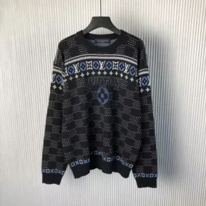 LV Jacquard Wool Jumper - LRH08